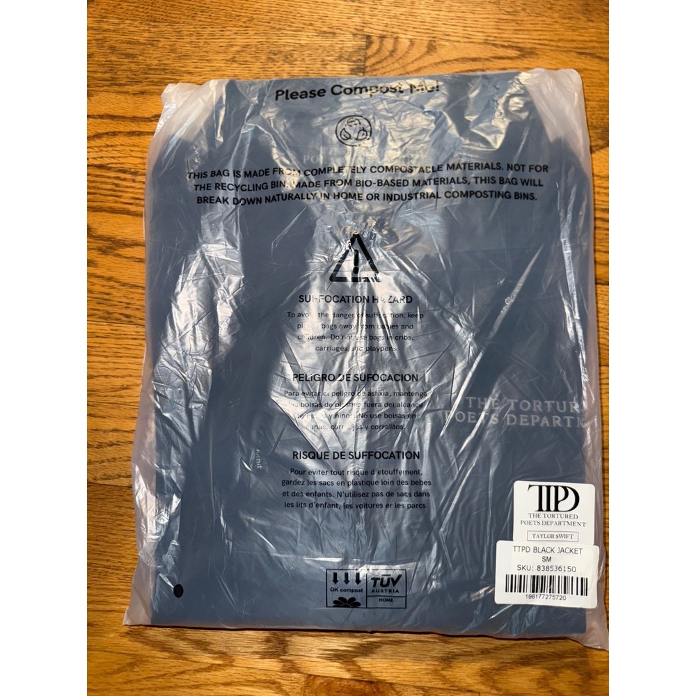Taylor Swift TTPD Utility Jacket Size S Unisex NWT‎ includes patch